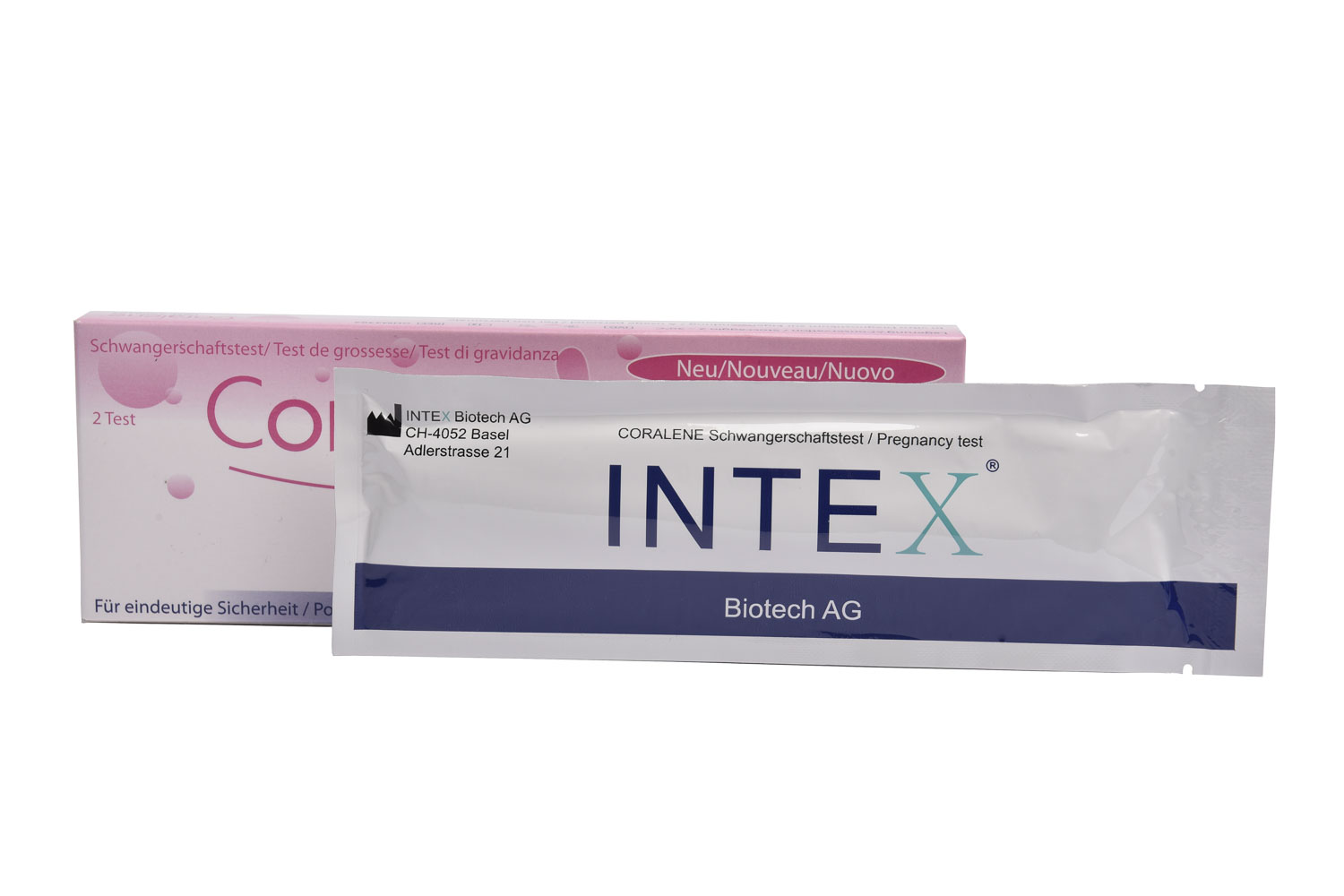 INTEX Coralene Midstream Schwangerschaftstest 2 Stk – Bild 3